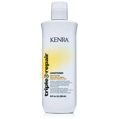 Kenra Triple Repair front bottle showing brand and product benefits