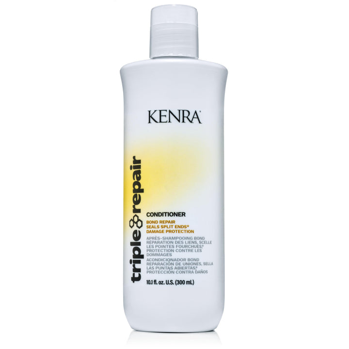 Kenra Triple Repair front bottle showing brand and product benefits