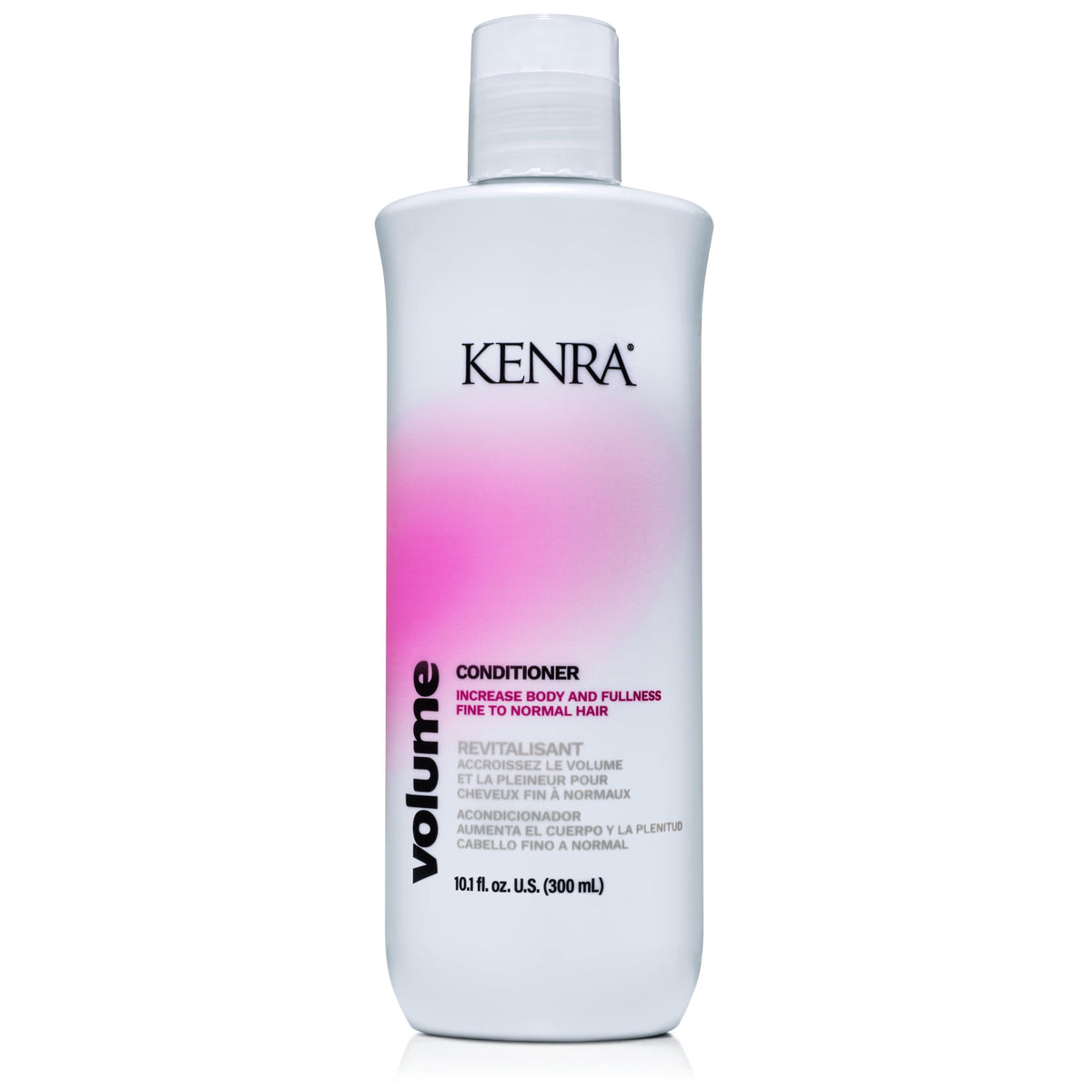Kenra front bottle showing product and easy identification benefit