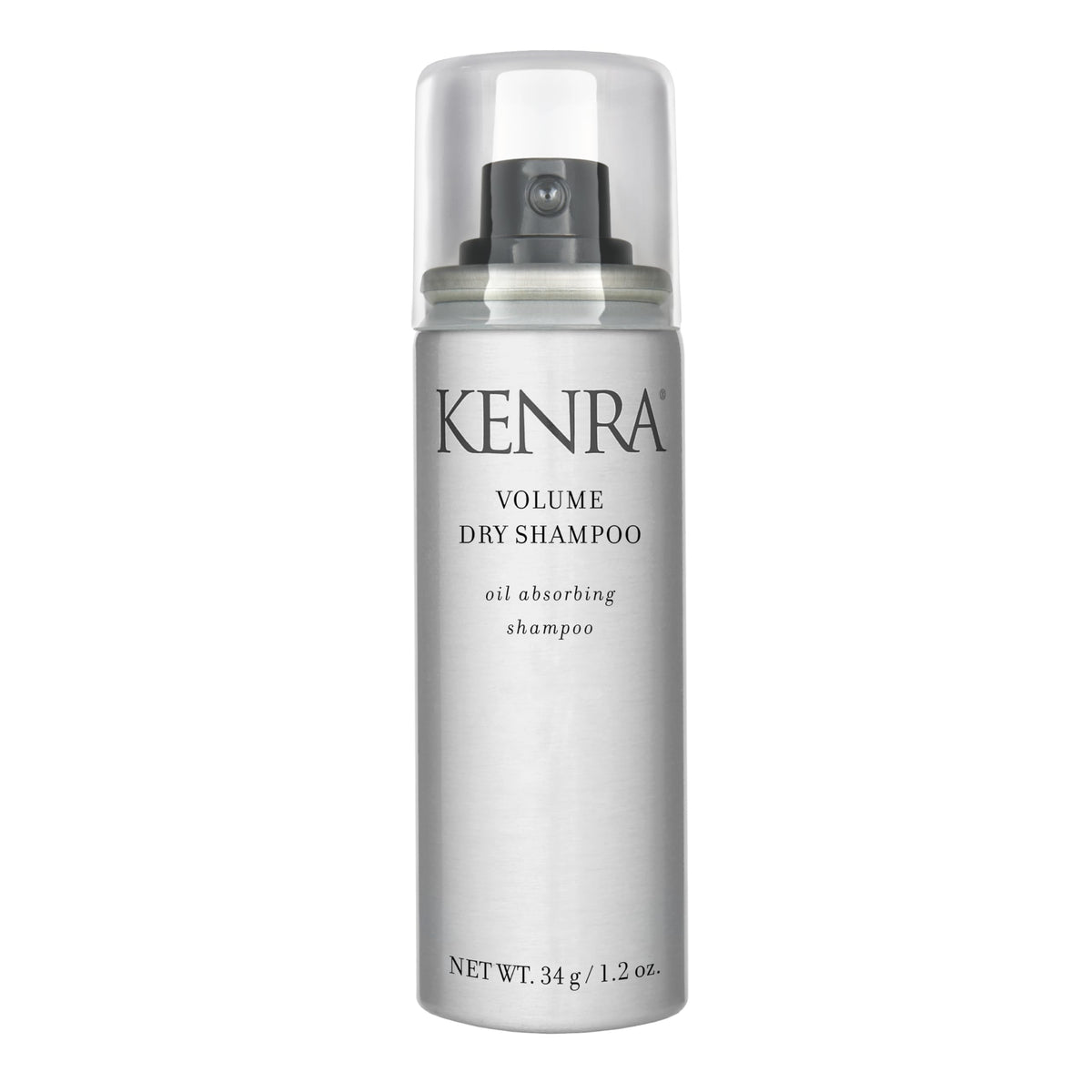 Kenra front packaging showing product and brand, quick oil absorption benefit