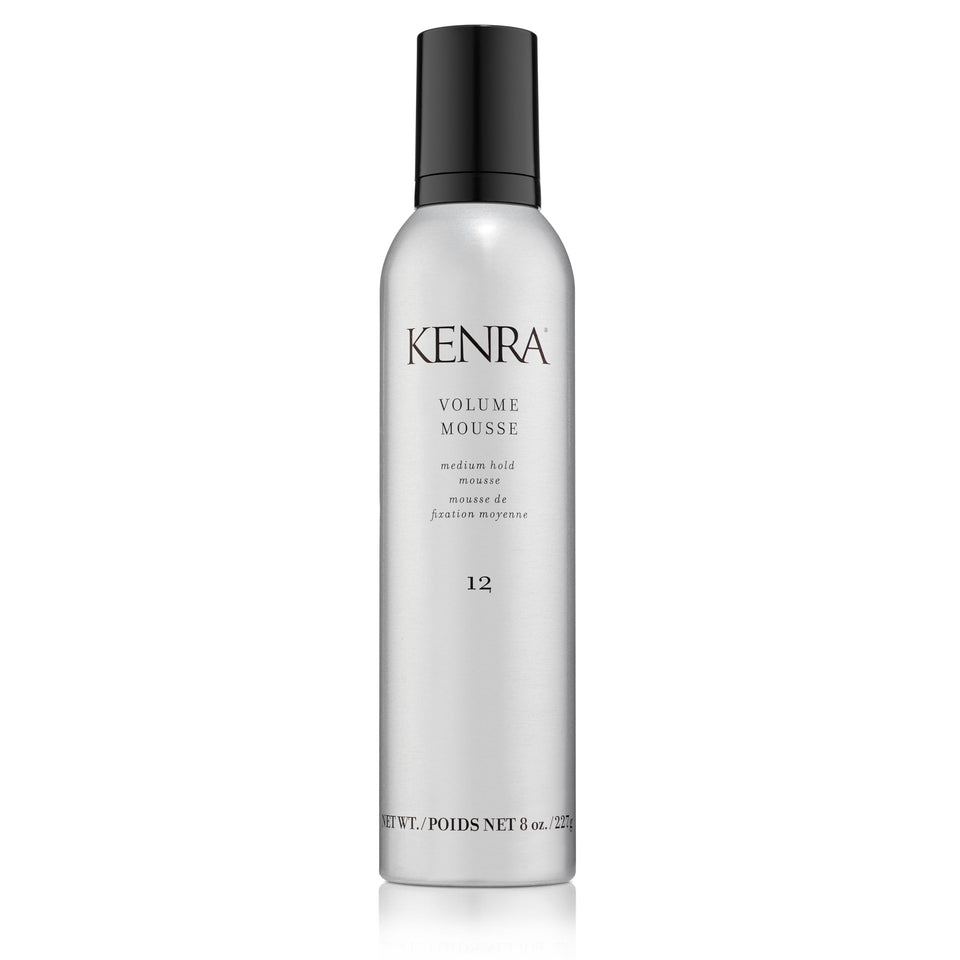 Kenra Volume Mousse 12 front packaging showing product benefits and size