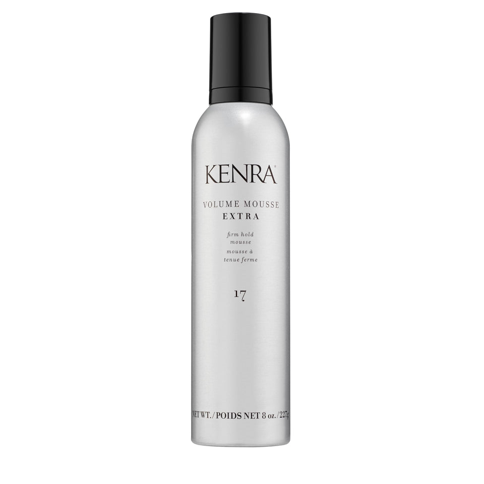 Kenra front packaging showing product and brand, highlights firm hold