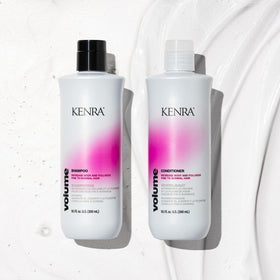 Kenra shampoo foam texture demonstrating gentle cleansing benefit