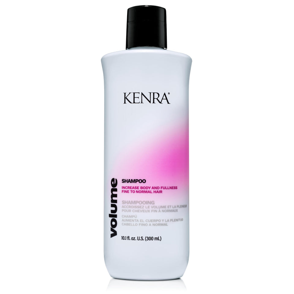 Kenra volume shampoo front bottle shows packaging and easy identification