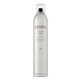 Kenra Volume Spray 25 front can showing packaging and strong hold benefit