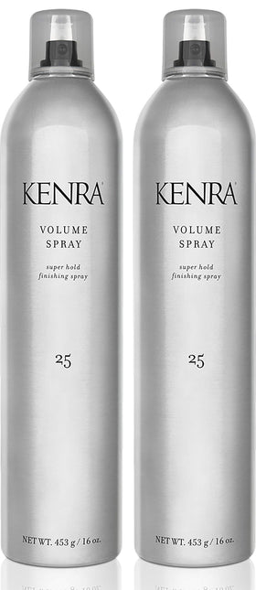 Kenra volume spray front packaging showing label and size benefit