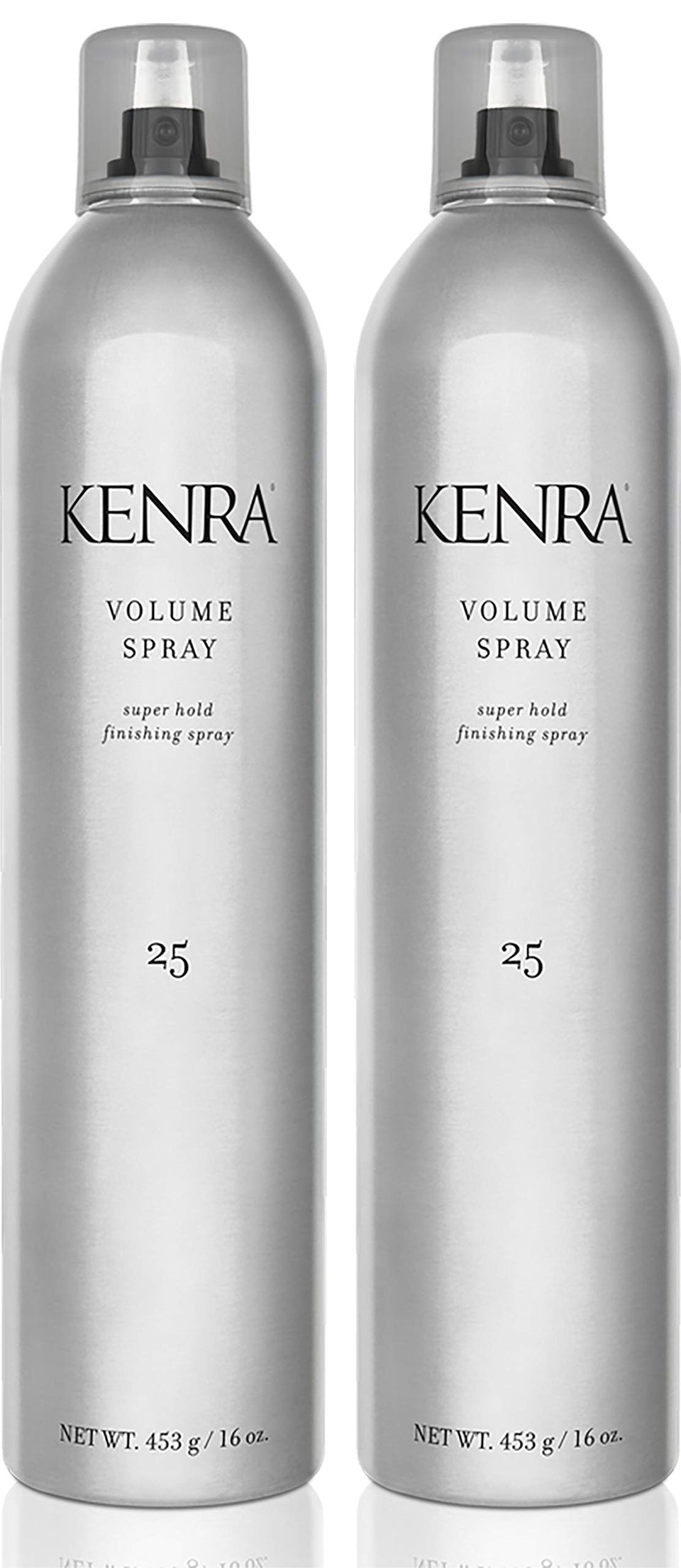 Kenra volume spray front packaging showing label and size benefit