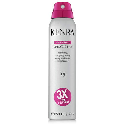 Kenra front packaging showing product and volume benefits