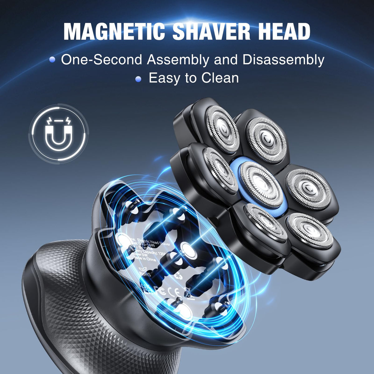 kensen precision blades detail that capture hair while minimizing skin pressure