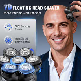 kensen floating head close-up demonstrating 7D pivot for smooth contour following