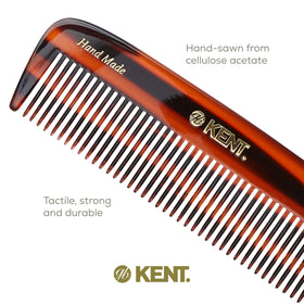 Kent comb used on wet curly hair reducing knots and improving manageability