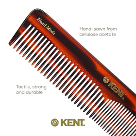 KENT comb detangling wet hair demonstrating smooth glide and control