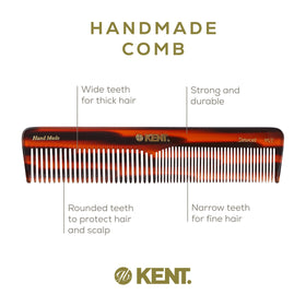 KENT side profile showing comb thickness and durable cellulose acetate