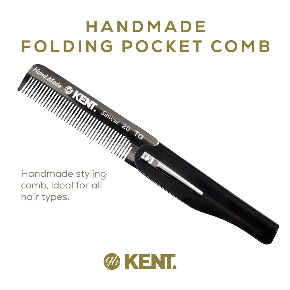 KENT saw-cut teeth close-up revealing smooth rounded tips that prevent snags
