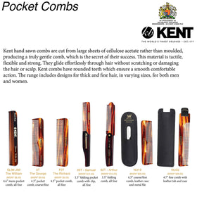 KENT 82T beside ruler for scale to show compact travel-friendly size