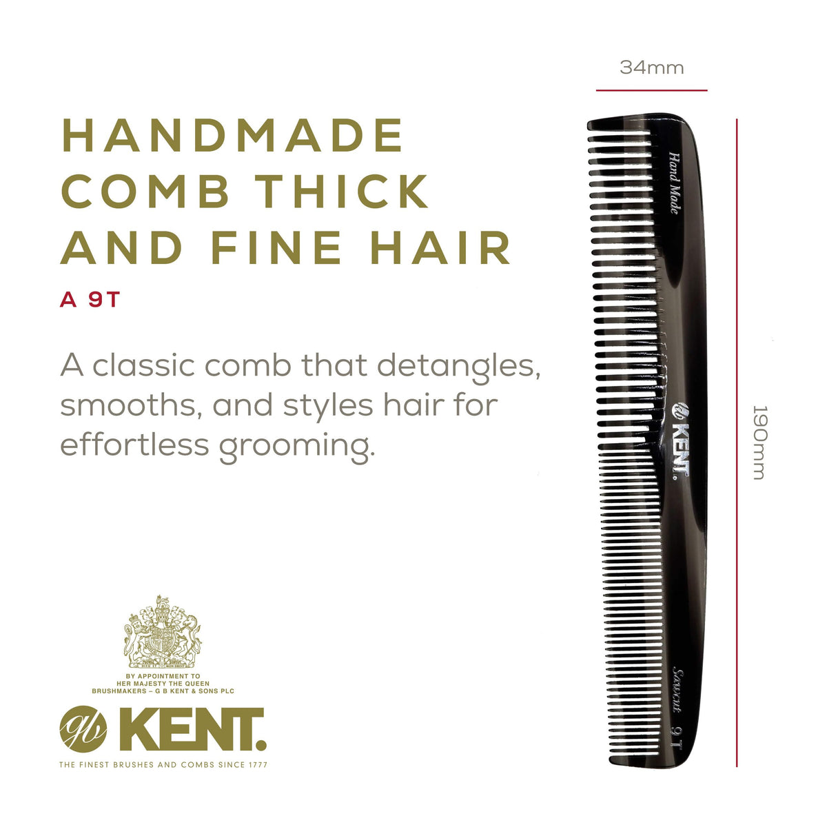 KENT close-up of saw-cut teeth highlighting smooth edges and gentle glide