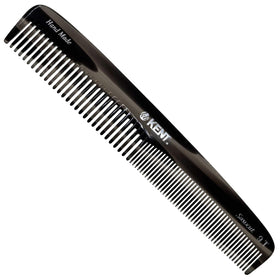 KENT comb front view showing fine and wide teeth for precise grooming