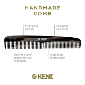 KENT comb in back pocket demonstrating portable size and convenience