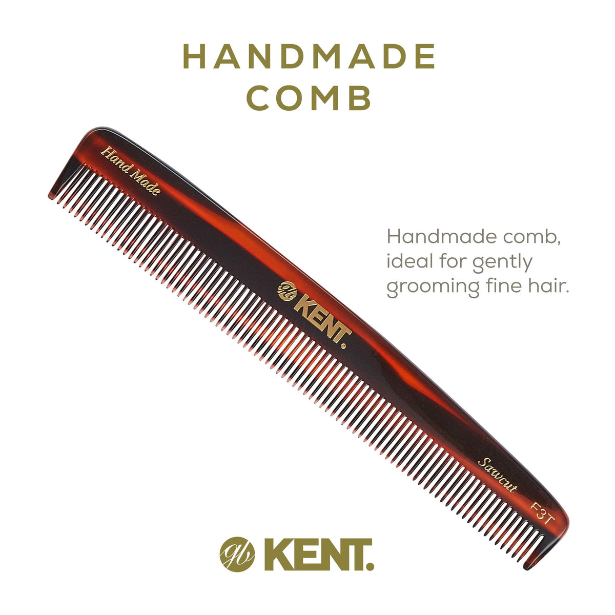 KENT comb side profile polished edge reduces snagging benefit