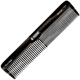 KENT front view of 7.2-inch double-tooth comb showing overall shape and size benefit