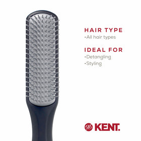 KENT KFM3 brushing through hair with pomade to evenly distribute product