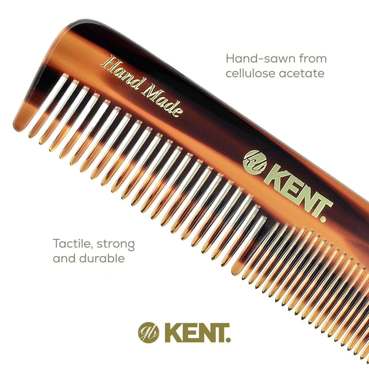 KENT OT combing a beard to detangle and shape facial hair effectively