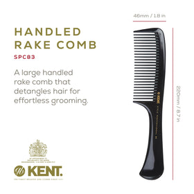 KENT SPC83 close-up of rounded teeth providing gentle detangling without breakage