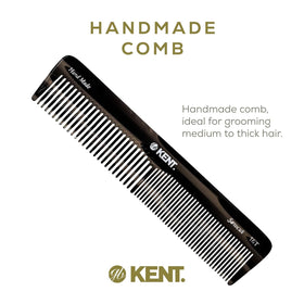 KENT wide tooth detail for detangling thick or curly hair without pulling benefit