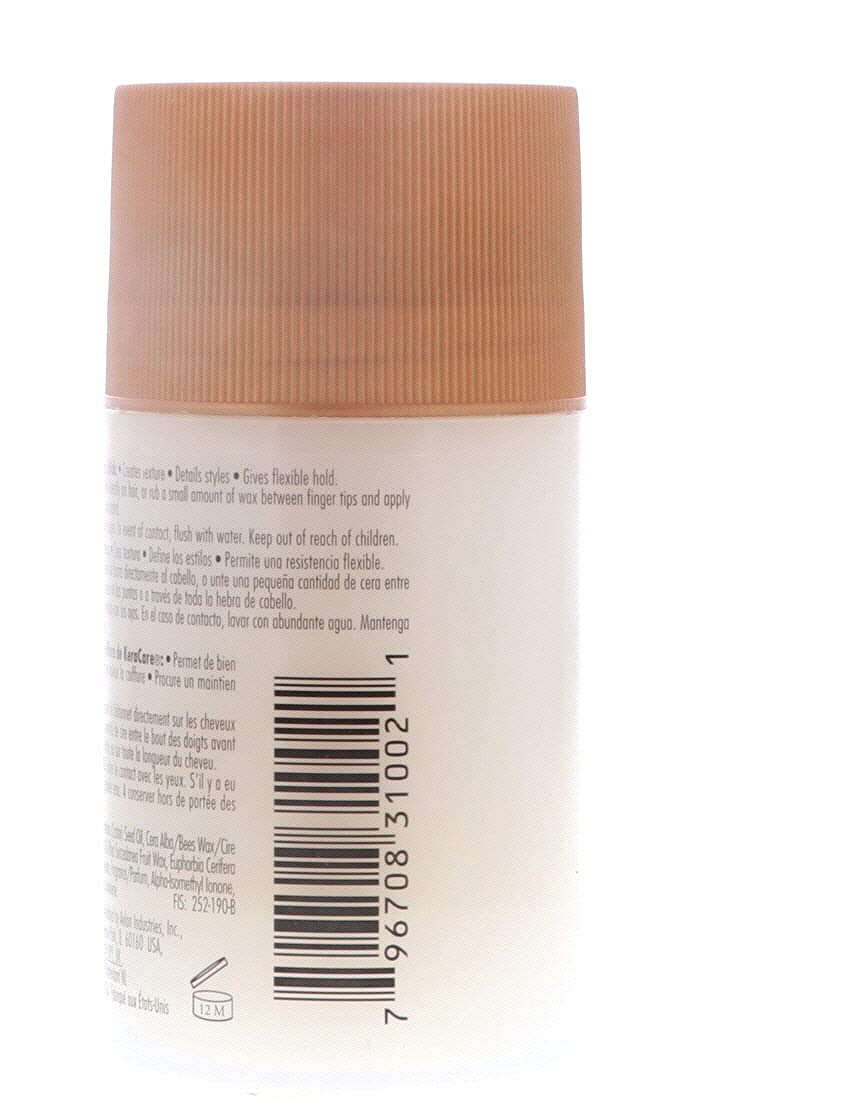 KeraCare applying wax to short hair edges for neat, long-lasting definition