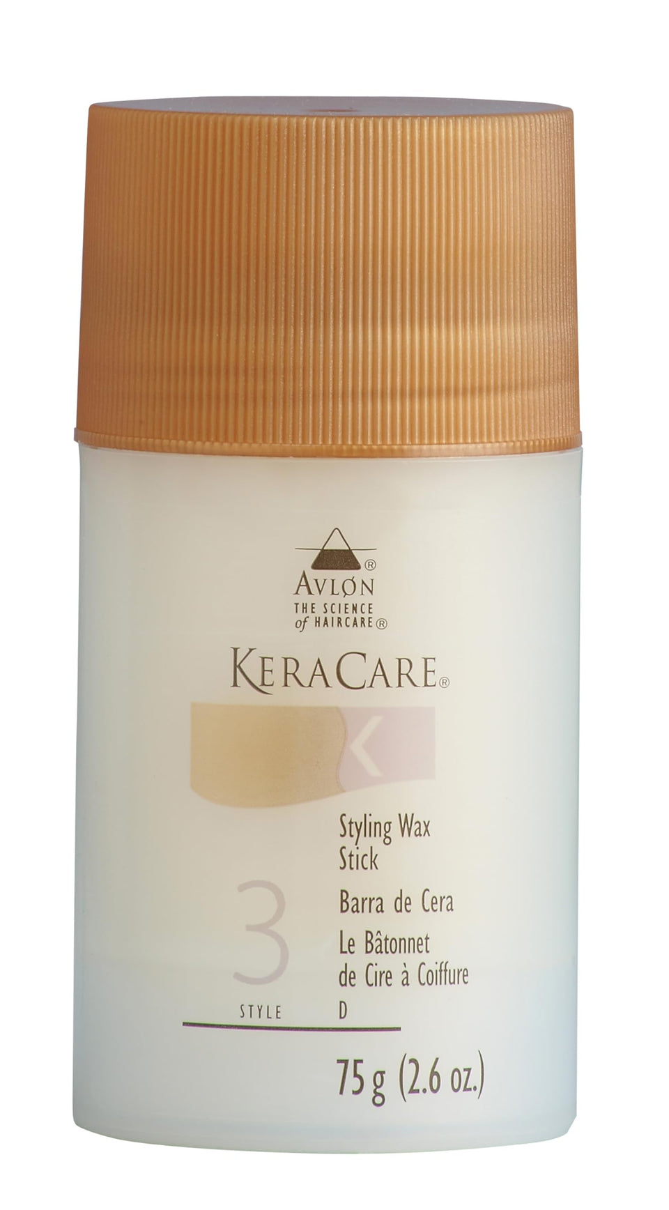 KeraCare hair wax stick front packaging showing compact travel-friendly design and convenience