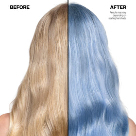 KERACOLOR application on wet hair demonstrating even distribution and toning benefit
