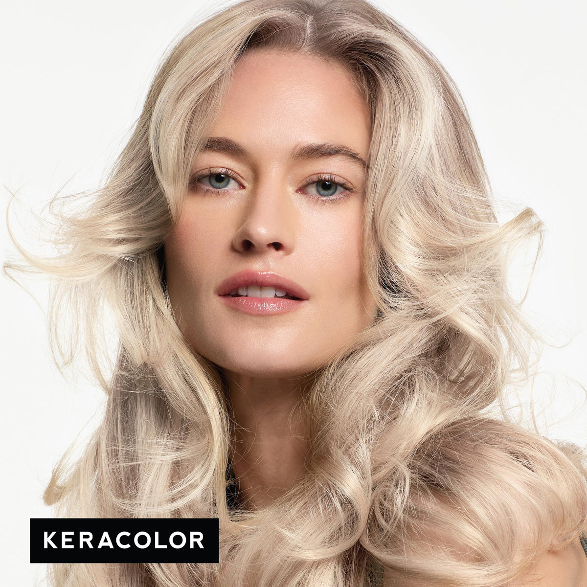 KERACOLOR visible before and after results showing enhanced tone and improved shine