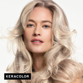 KERACOLOR visible before and after results showing enhanced tone and improved shine