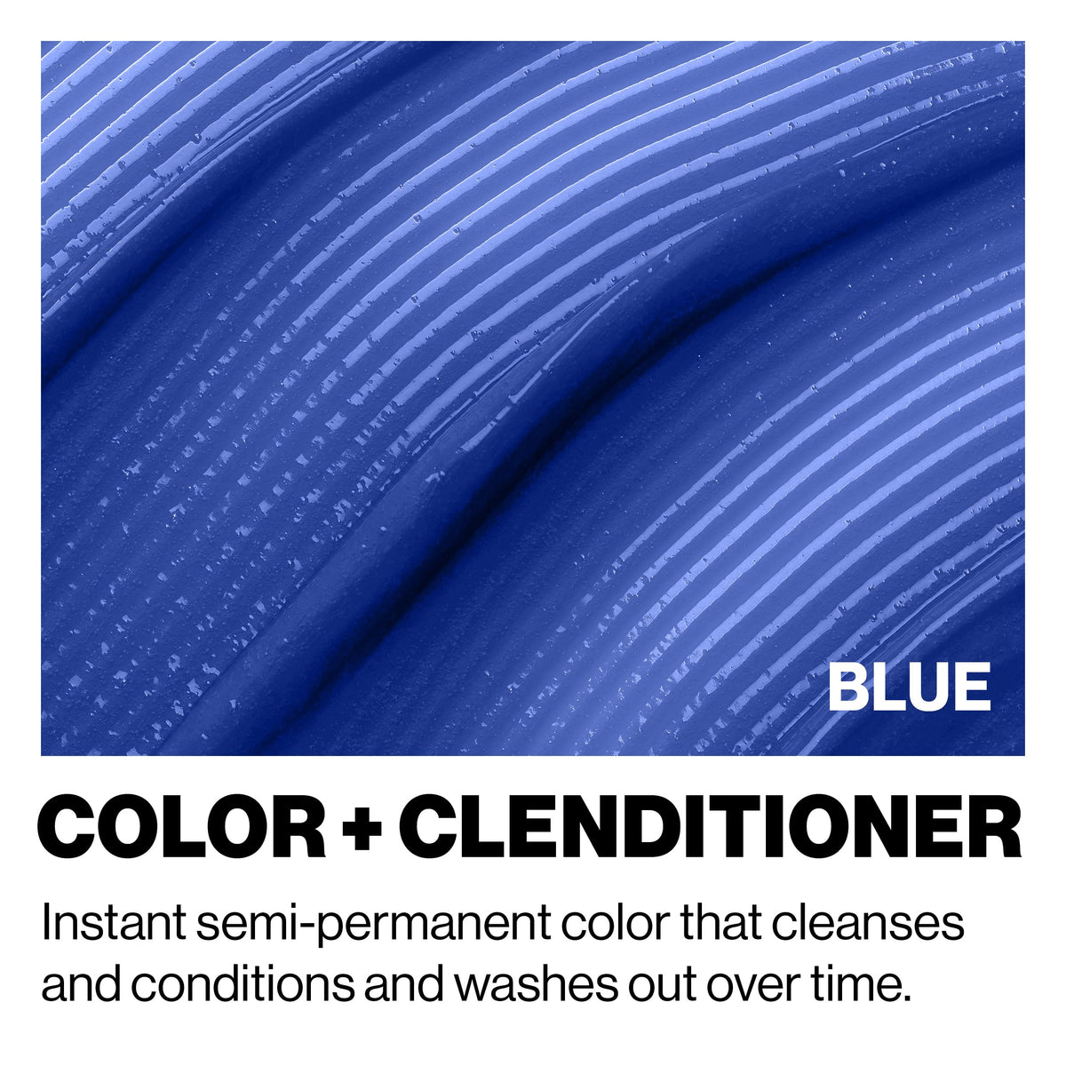 KERACOLOR applying Clenditioner BLUE to dry hair for intense pigment