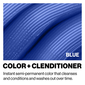 KERACOLOR applying Clenditioner BLUE to dry hair for intense pigment