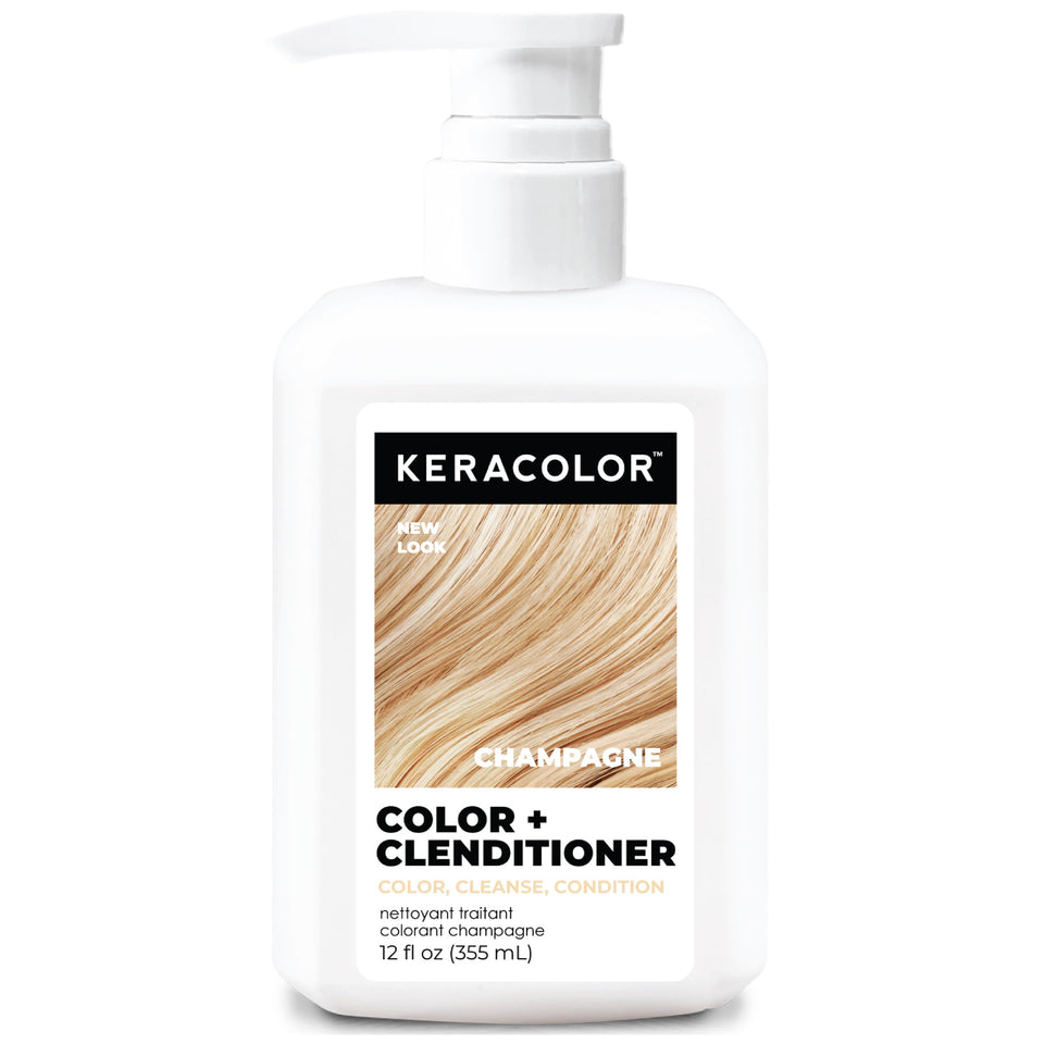 KERACOLOR front bottle showing honey shade and label benefits