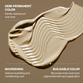 KERACOLOR natural oils and keratin ingredients arranged to show nourishment