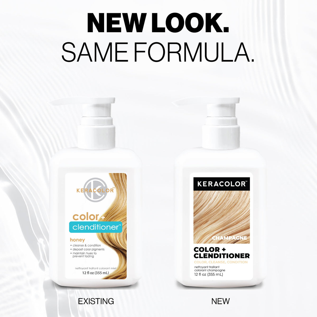 KERACOLOR cream texture close-up highlighting smooth conditioning