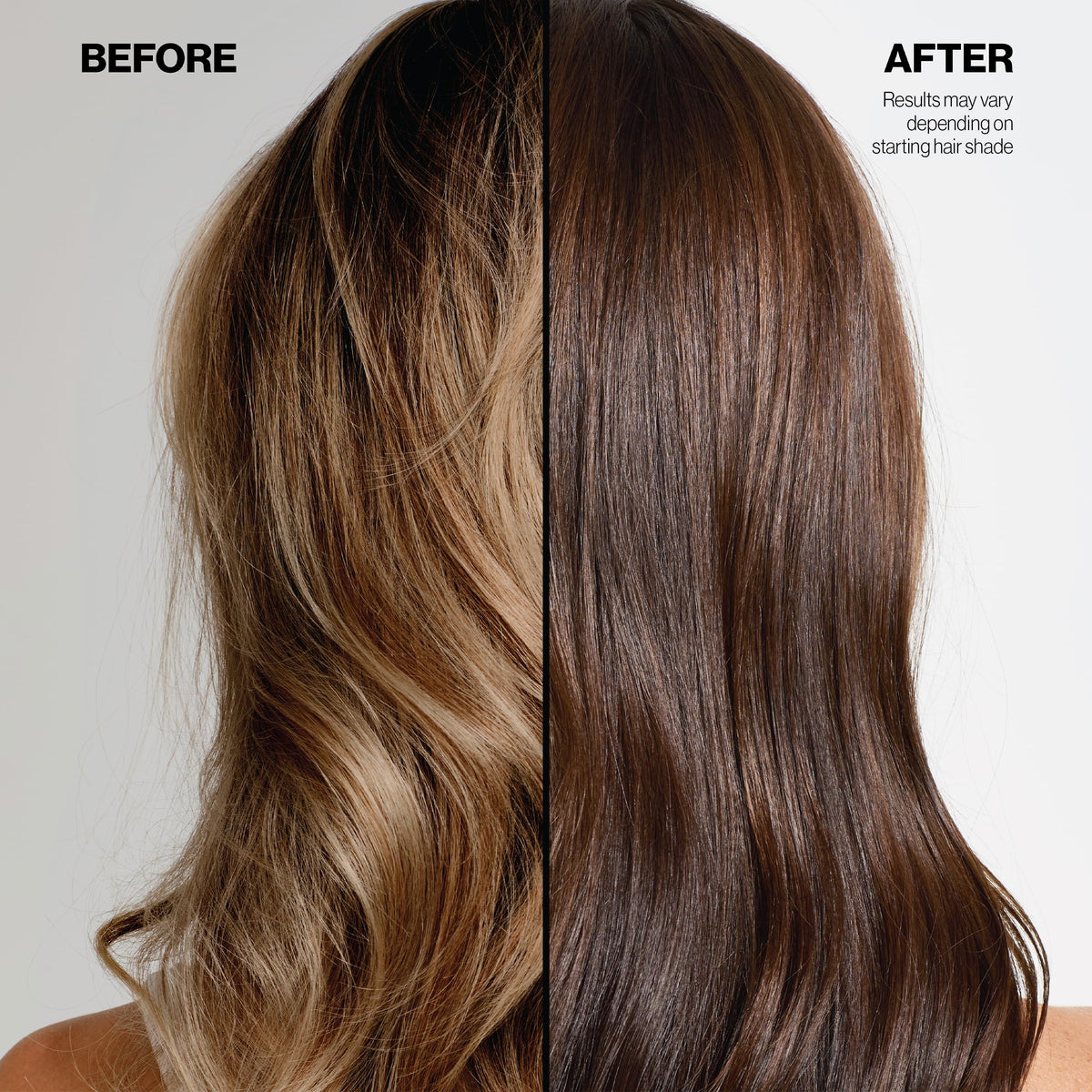 KERACOLOR applied to dry hair for stronger pigment payoff