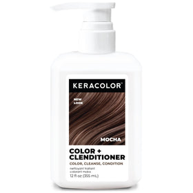 KERACOLOR bottle front packaging showing MOCHA shade and benefits