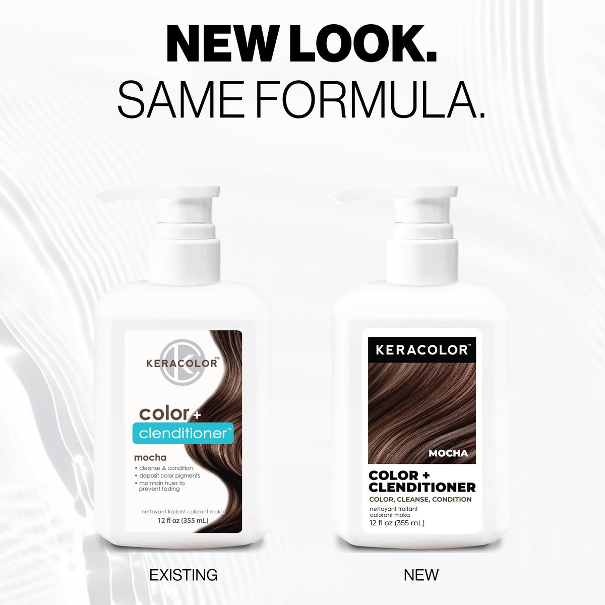 KERACOLOR pump nozzle detail for easy dispensing and precise use
