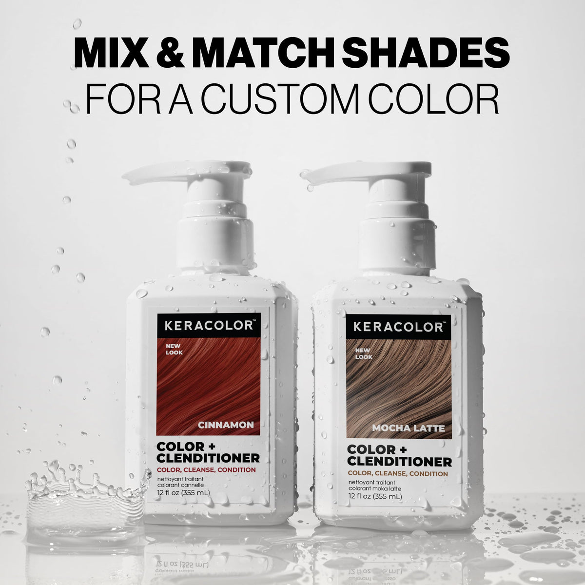KERACOLOR open cap showing product consistency and deposit-only formula benefit