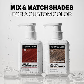 KERACOLOR open cap showing product consistency and deposit-only formula benefit