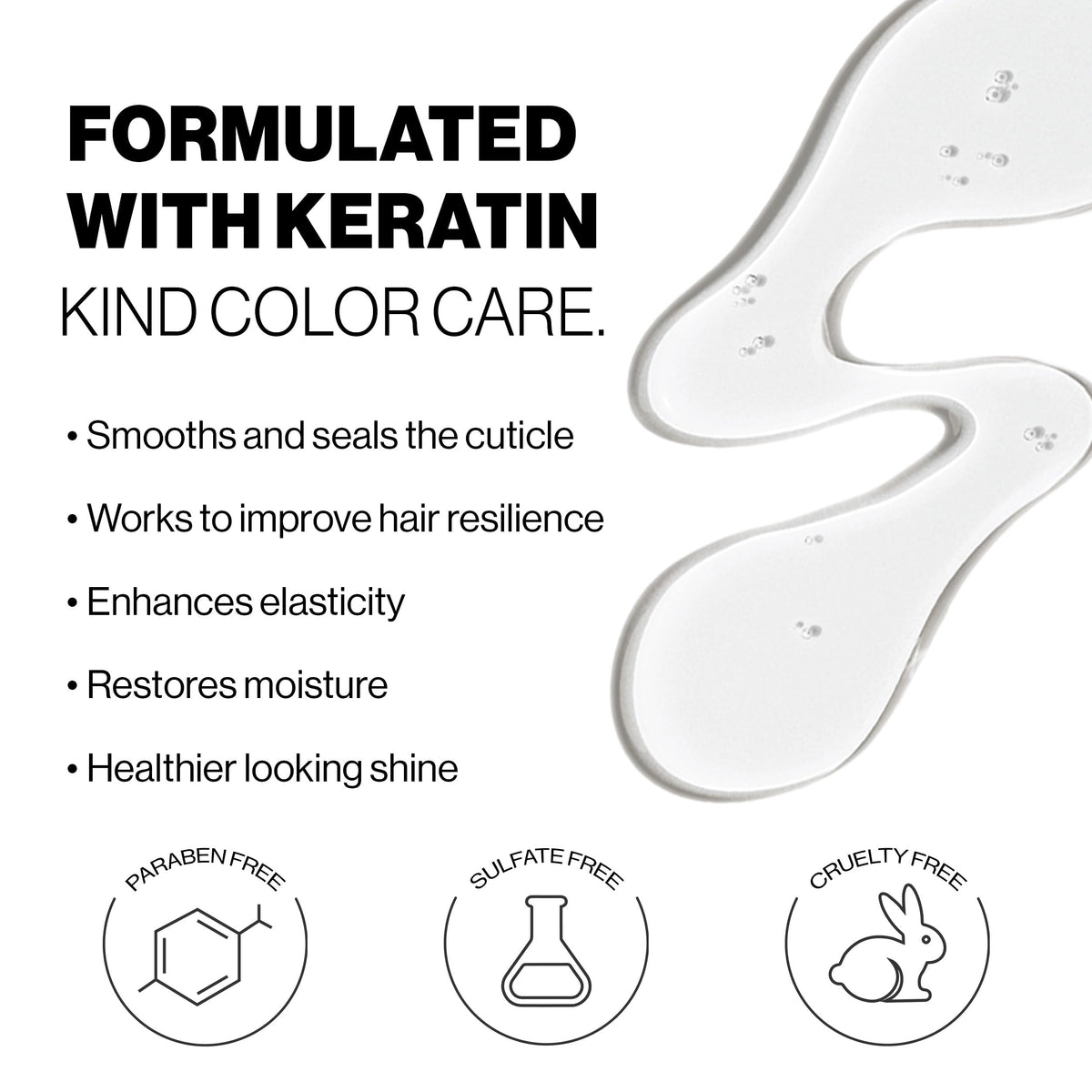 KERACOLOR bottle detail showing eco-conscious packaging and refill benefit