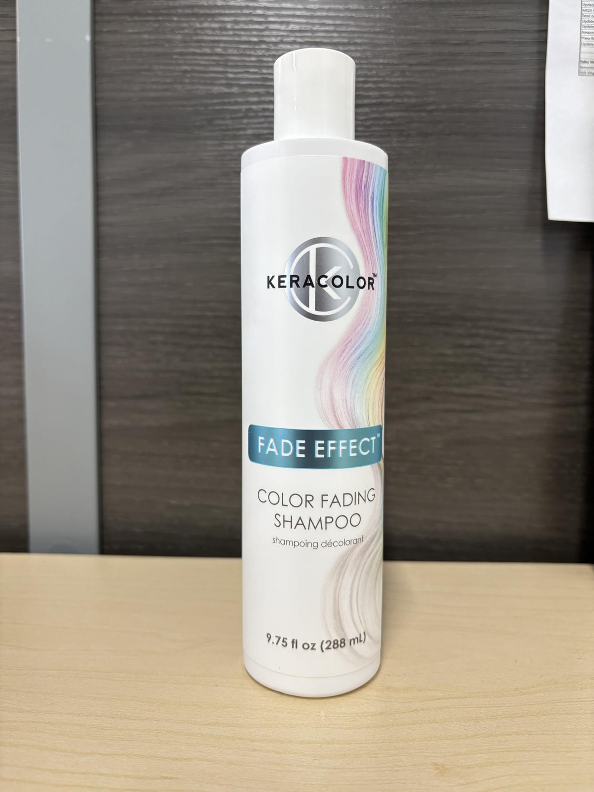 KERACOLOR on bathroom shelf suggesting everyday fading and care