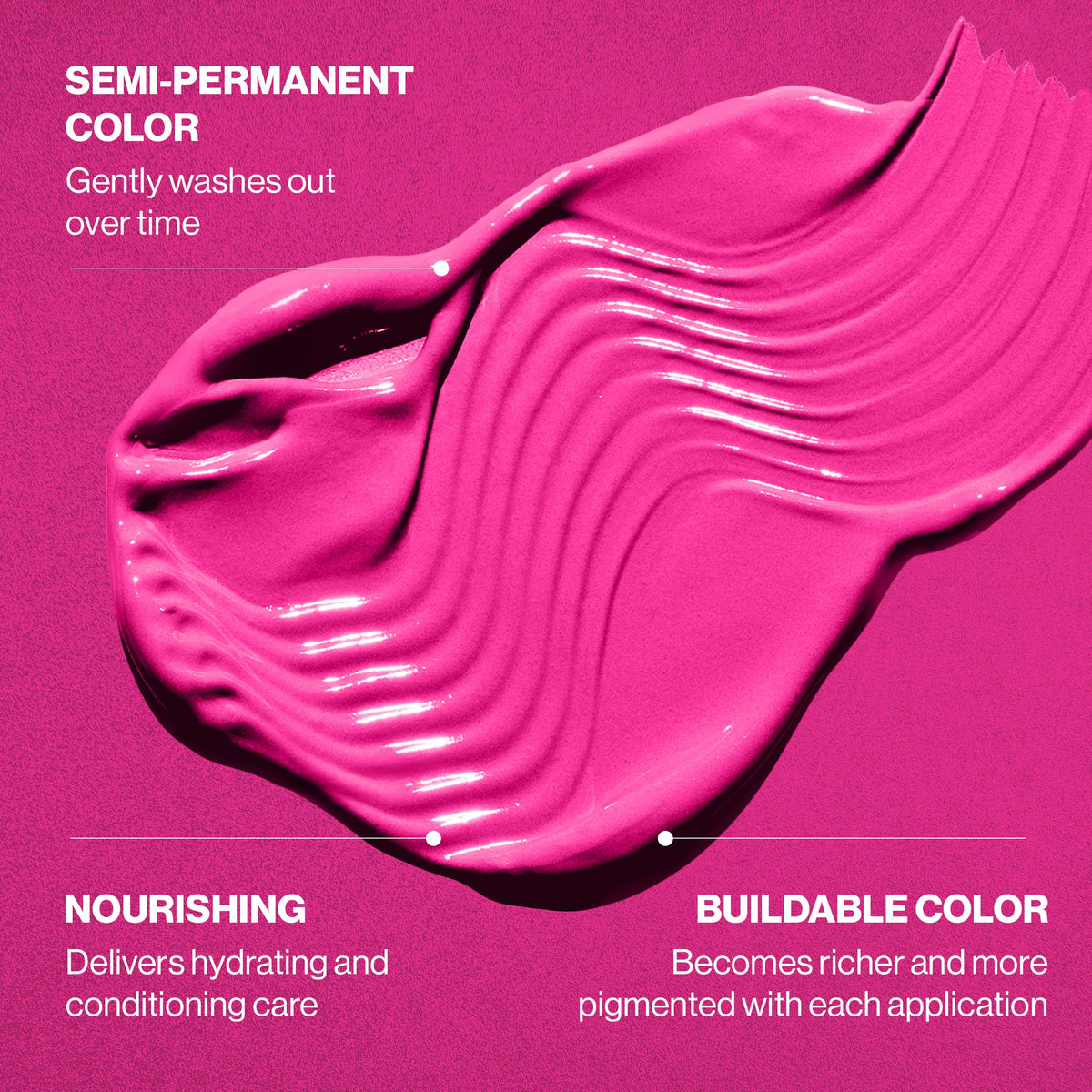 KERACOLOR badge showing sulfate and paraben free benefits clearly