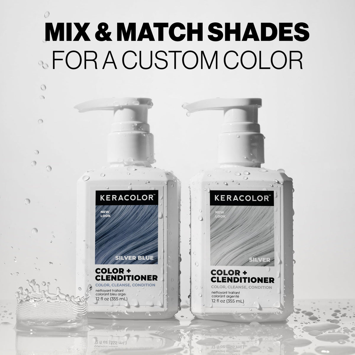 KERACOLOR ingredients list closeup highlighting sulfate-free, paraben-free formulation