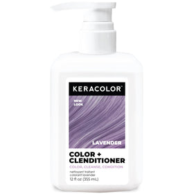KERACOLOR front bottle view showing lavender shade and label for easy identification
