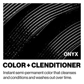 KERACOLOR being worked through wet hair for even onyx pigment deposit