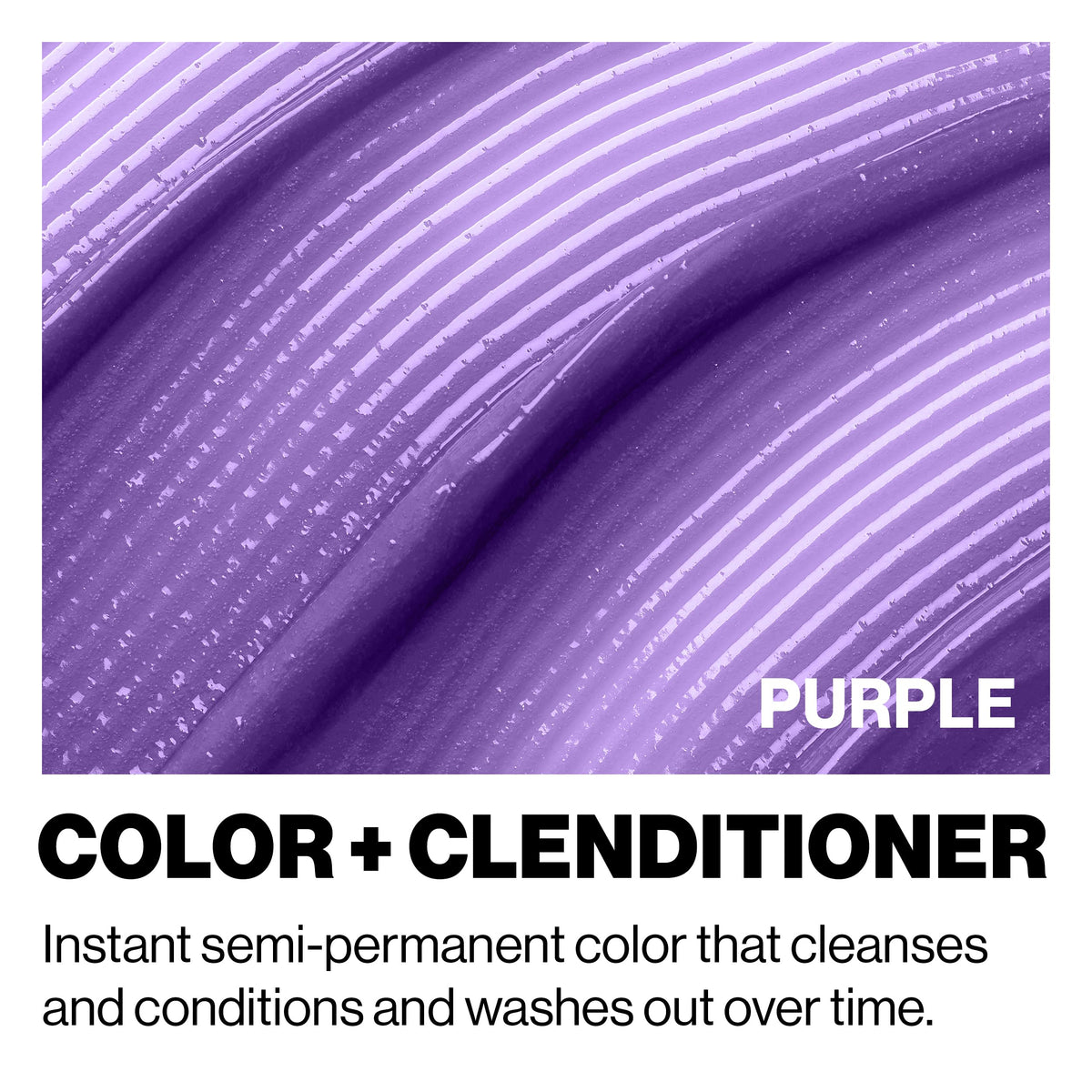 KERACOLOR PURPLE creamy texture on palm demonstrating rich pigment benefit